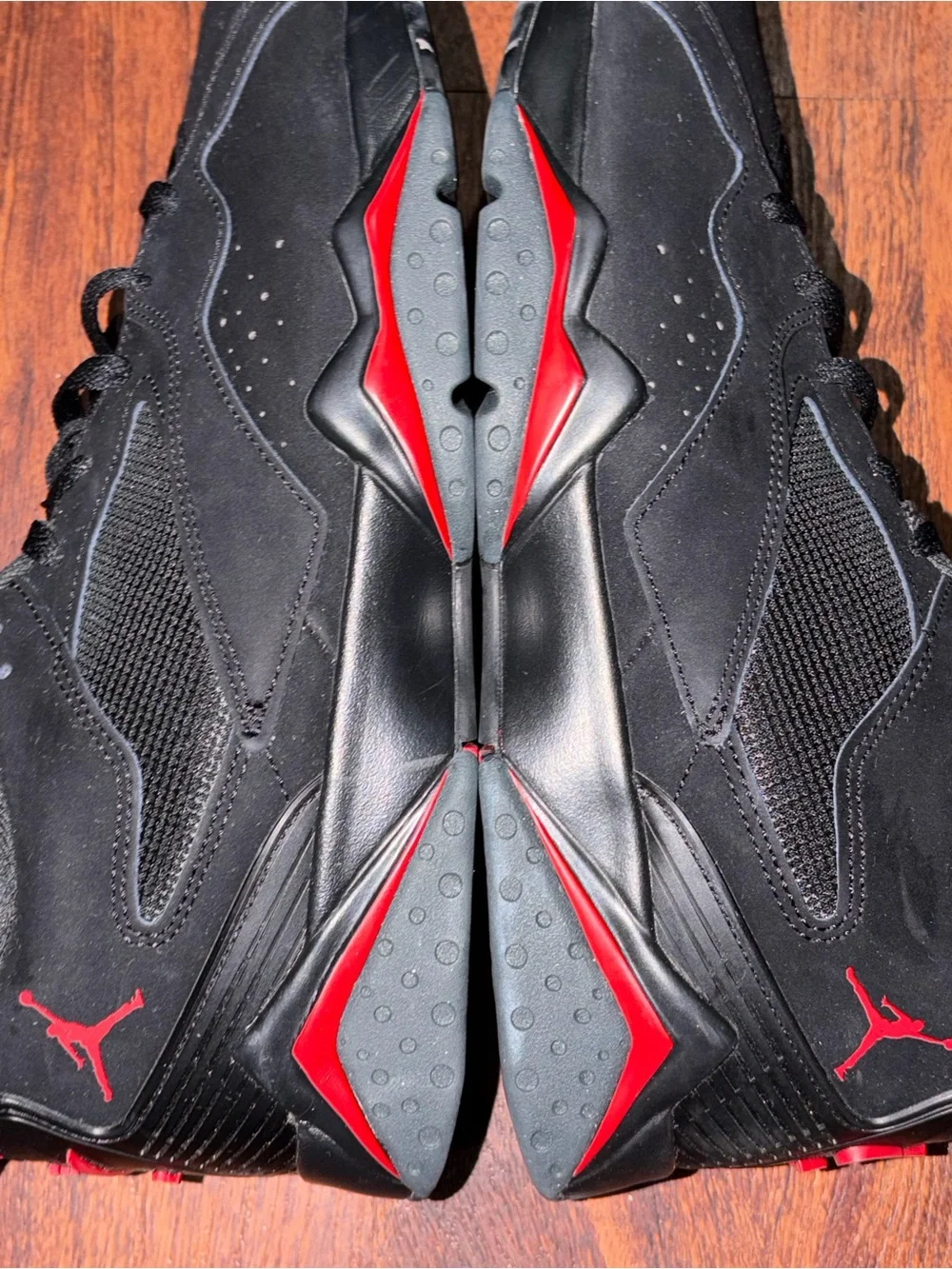 Jordan size 13 Black and Red Retro Basketball Shoes